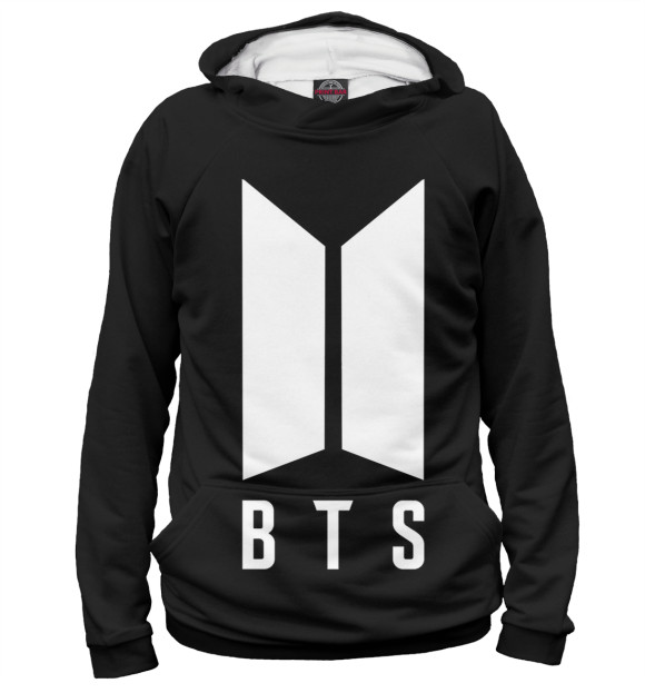 Мужское худи с изображением New BTS цвета Белый