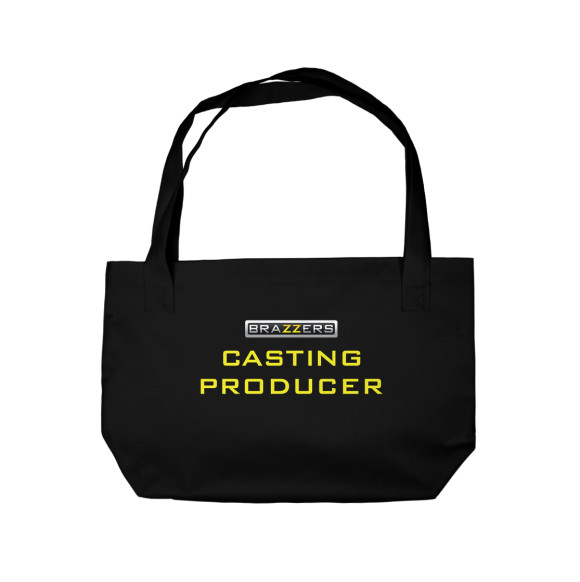 Пляжная сумка с изображением Кастинг-продюсер Brazzers цвета 