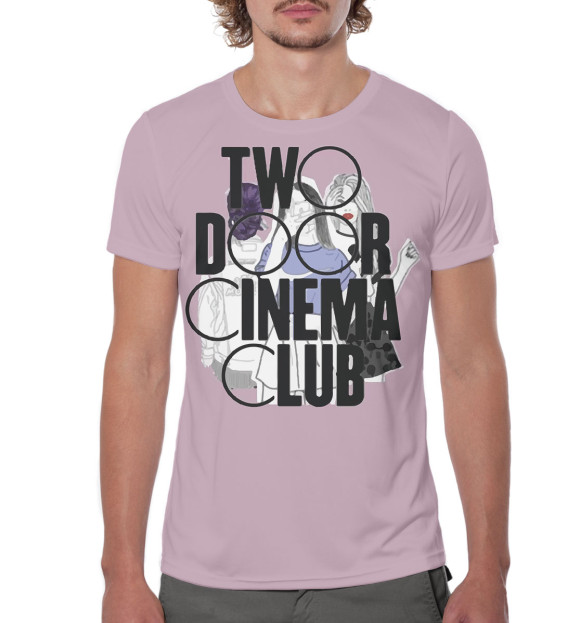 Мужская футболка с изображением Two Door Cinema Club цвета Белый