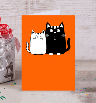 Влюбленные котики