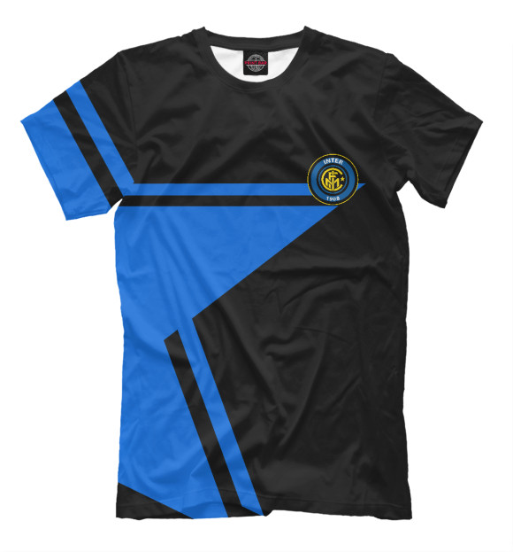 Футболка для мальчиков с изображением Inter FC цвета Черный