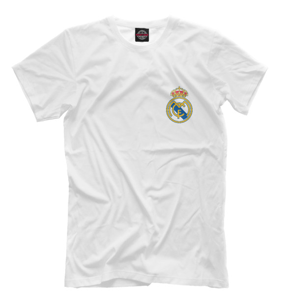 Мужская футболка с изображением Real Madrid цвета Белый