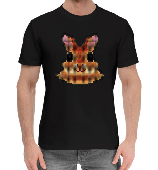 Мужская хлопковая футболка Кролик