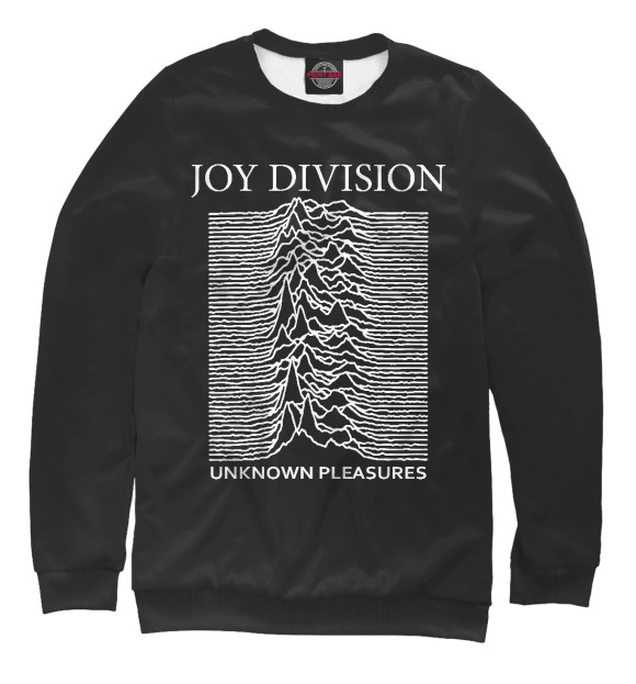 Мужской свитшот с изображением Joy Division цвета Белый