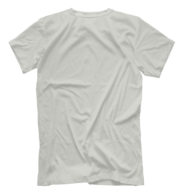 Мужская футболка с изображением Кот в руках цвета Белый