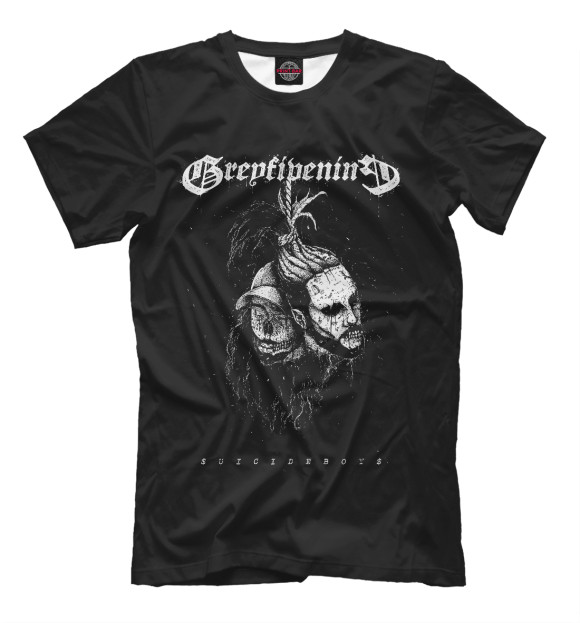 Футболка для мальчиков с изображением $uicideboy$ цвета Черный