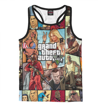 Мужская майка-борцовка Grand Theft Auto
