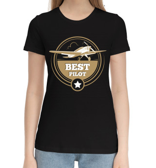 Хлопковая футболка для девочек ВВС