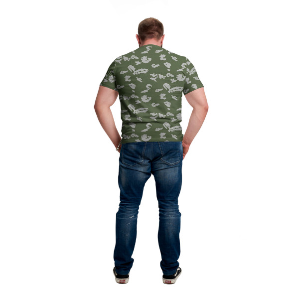 Мужская футболка с изображением Пограничные войска цвета Белый