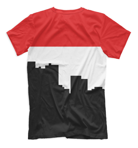 Мужская футболка с изображением Run Вася Run цвета Белый