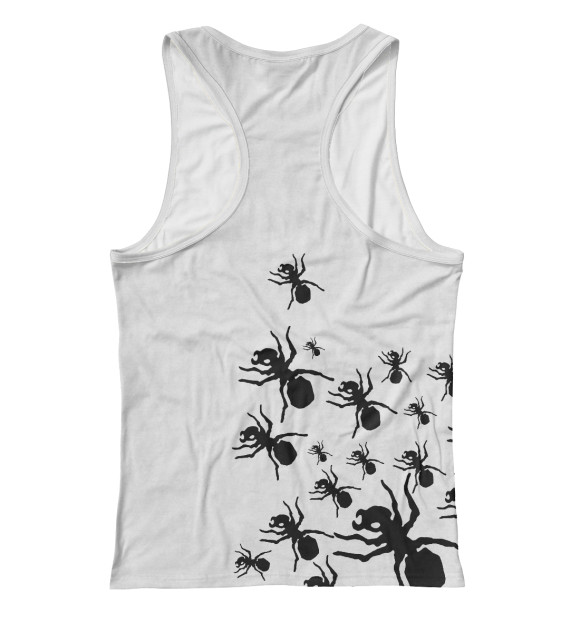 Женская майка-борцовка с притом Prodigy цвета Белый Женская майка-борцовка с изображением Prodigy цвета Белый