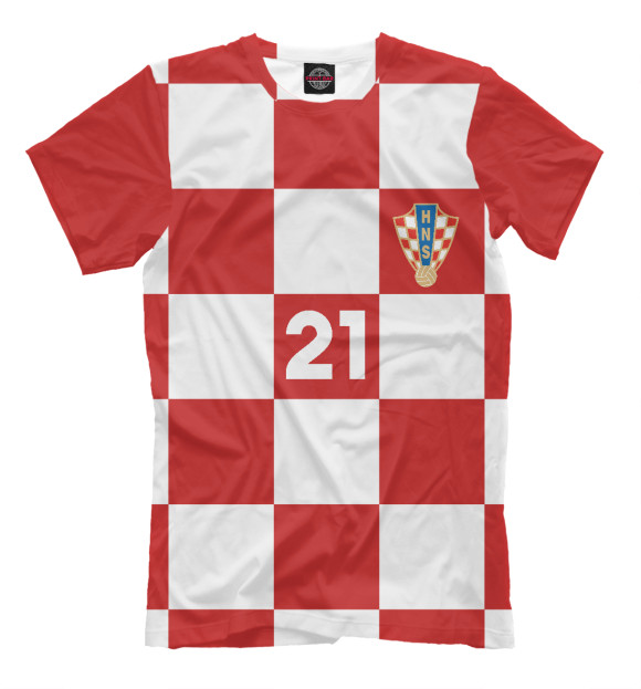Мужская футболка с изображением Вида Хорватия 21 цвета Светло-коричневый
