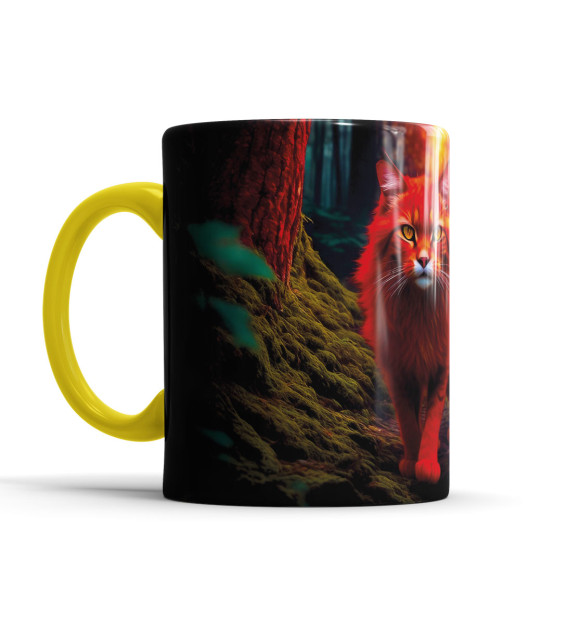 Кружка-чашка для чая кофе Мейн-кун (Коты) за 710 ₽ на заказ с принтом ...