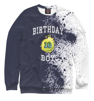 Свитшот для мальчиков 10th Birthday Boy Tennis
