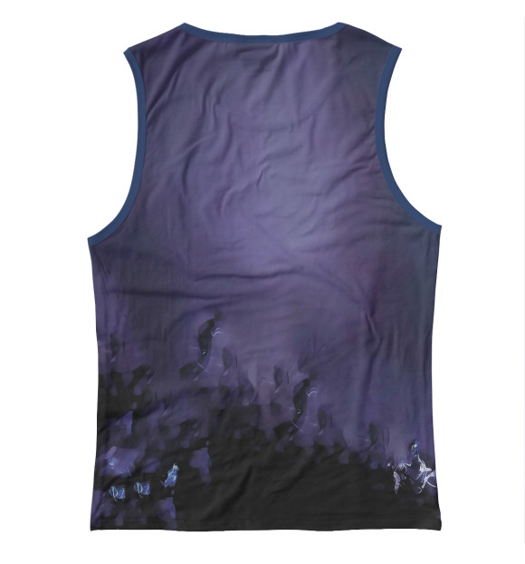 Женская майка с притом Поднятие уровня в одиночку цвета Белый Женская майка с изображением Поднятие уровня в одиночку цвета Белый