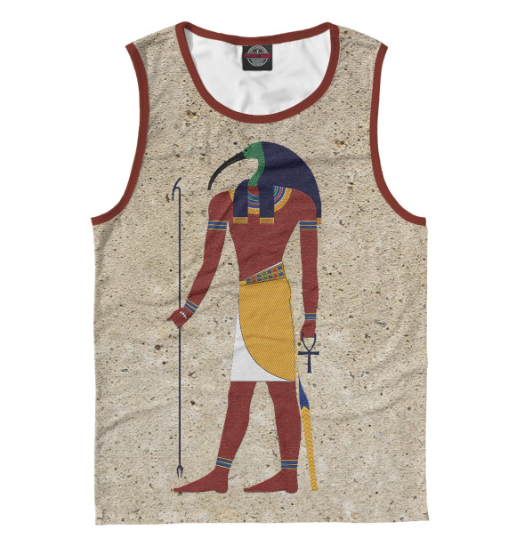 Майка для мальчика с изображением Бог Тот. Египет. цвета Белый