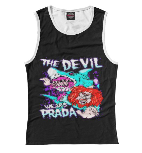 Майка для девочки с изображением The Devil Wears Prada цвета Белый