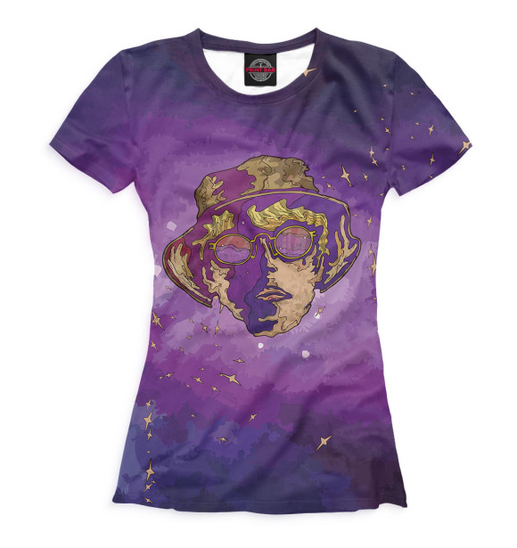 Футболка для девочек с изображением Yung Lean цвета Белый