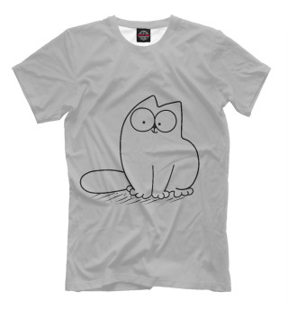 Мужская футболка Simon's cat