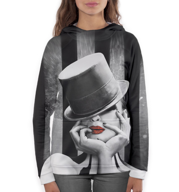 Женское худи с изображением Американская история ужасов цвета Белый