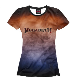 Женская футболка Megadeth