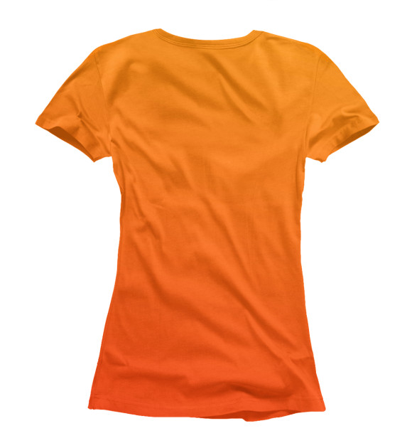 Женская футболка с изображением Ксюша та еще лисичка цвета Белый