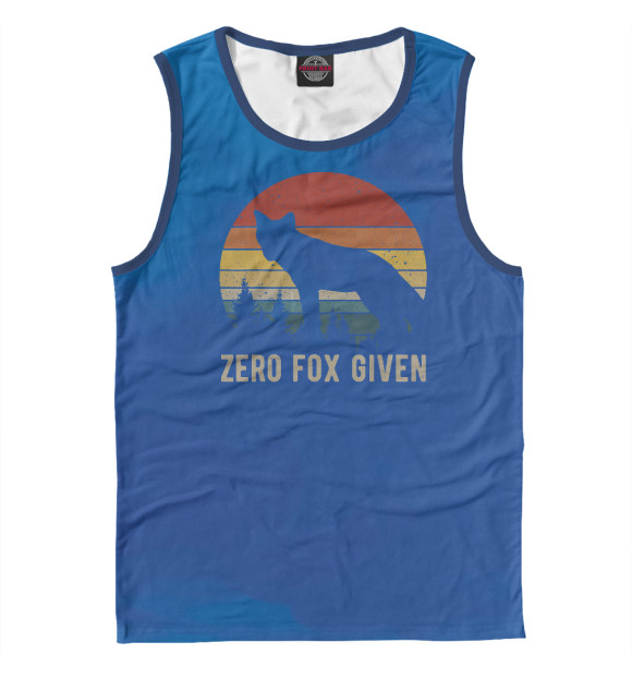 Майка для мальчика с изображением Zero Fox Given цвета Белый