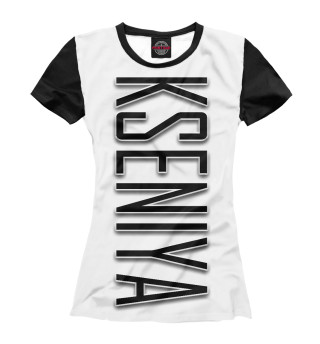 Футболка для девочек Kseniya-black
