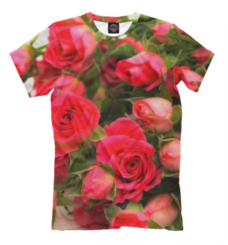 Мужская футболка Розы