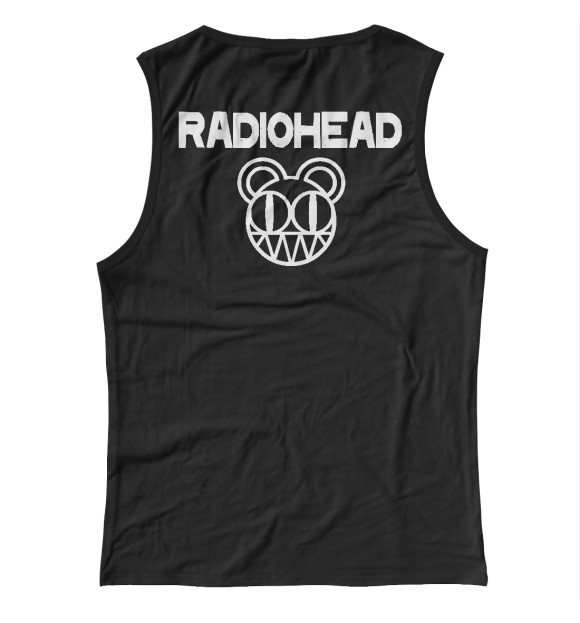 Майка для девочки с изображением Radiohead цвета Белый