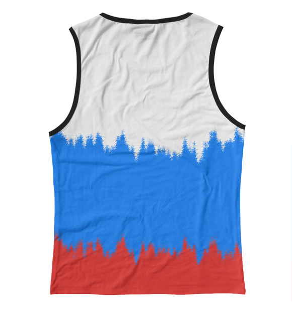 Женская майка с изображением Георгий цвета Белый