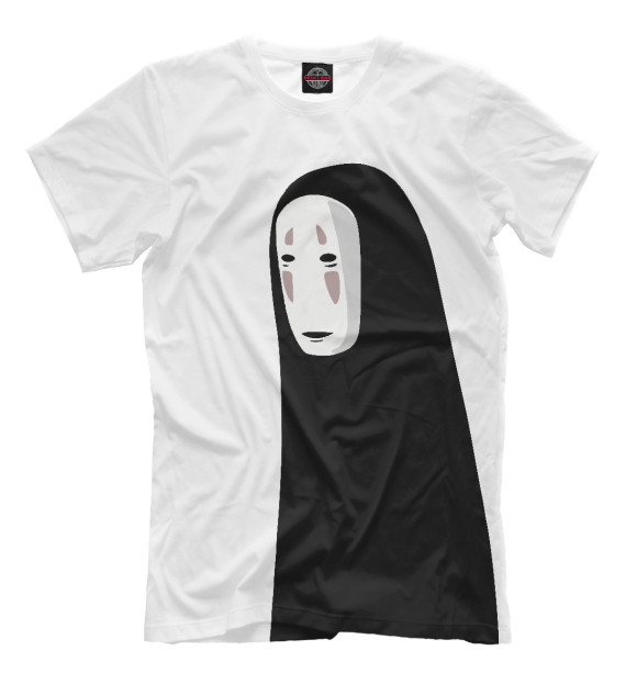 Мужская футболка с изображением Унесенные призраками цвета Молочно-белый