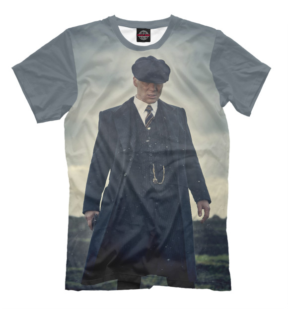 Футболка для мальчиков с изображением Thomas Shelby цвета Белый