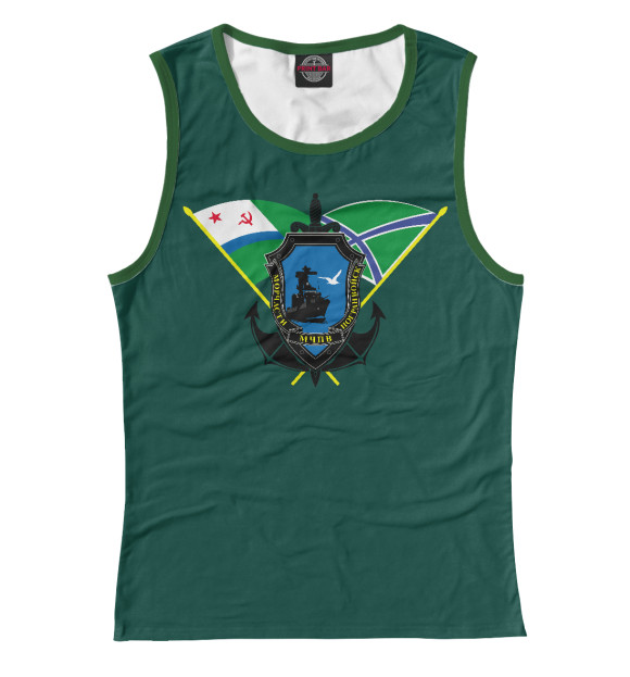 Майка для девочки с изображением Морчасти Погранвойск цвета Белый