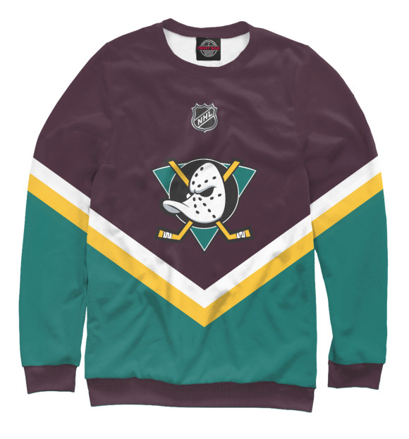 Свитшот для мальчиков с изображением Anaheim Ducks цвета Белый