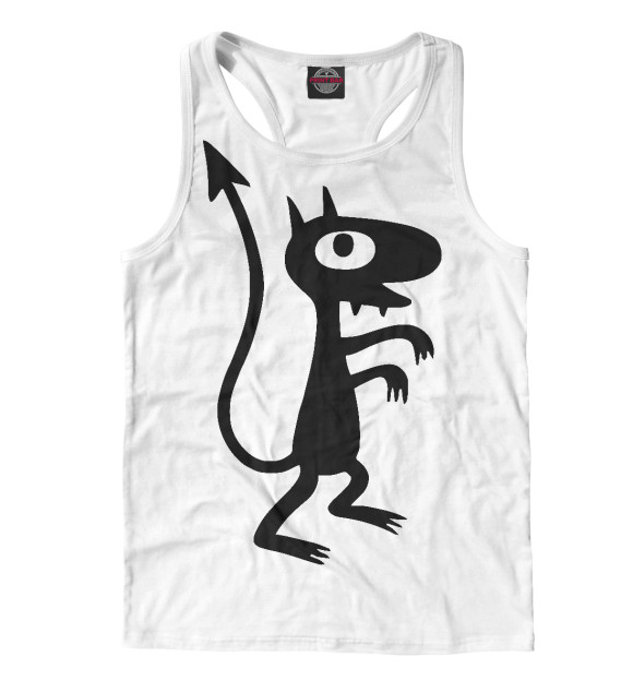 Мужская майка-борцовка с изображением Люси из Разочарование цвета Белый