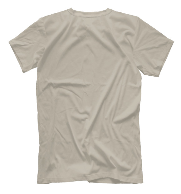 Мужская футболка с изображением Машин любимчик цвета Белый
