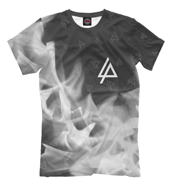 Мужская футболка с изображением Linkin Park / Линкин Парк цвета Белый