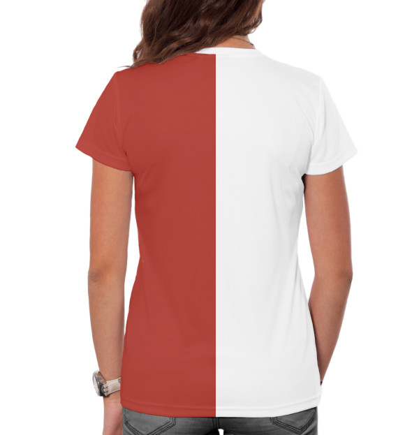 Женская футболка с изображением Давид де Хеа цвета Белый