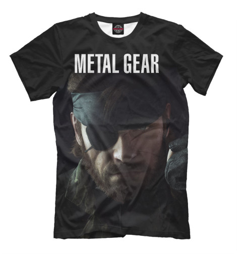 

Футболки Print Bar, Черный, Metal Gear