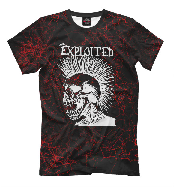 Мужская футболка с изображением The Exploited цвета Черный