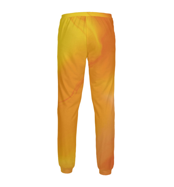 Мужские спортивные штаны с притом Желтый колор цвета Белый Мужские спортивные штаны с изображением Желтый колор цвета Белый