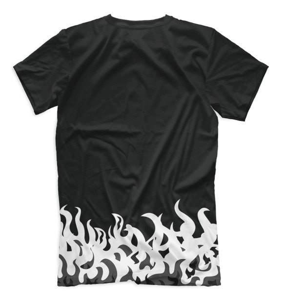 Мужская футболка с изображением Not today satan цвета Белый