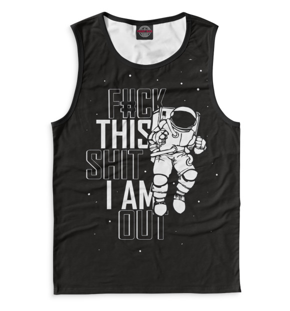 Майка для мальчика с изображением Space Travelling цвета Белый