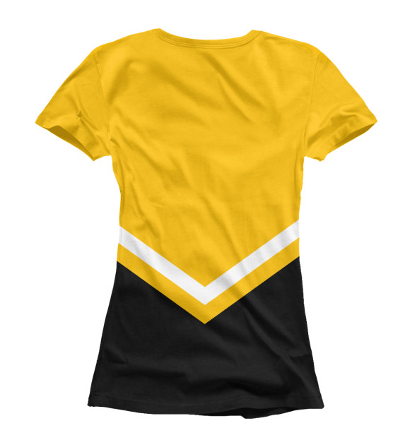 Женская футболка с изображением Pittsburgh Penguins цвета Белый
