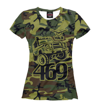 Женская футболка УАЗ-469