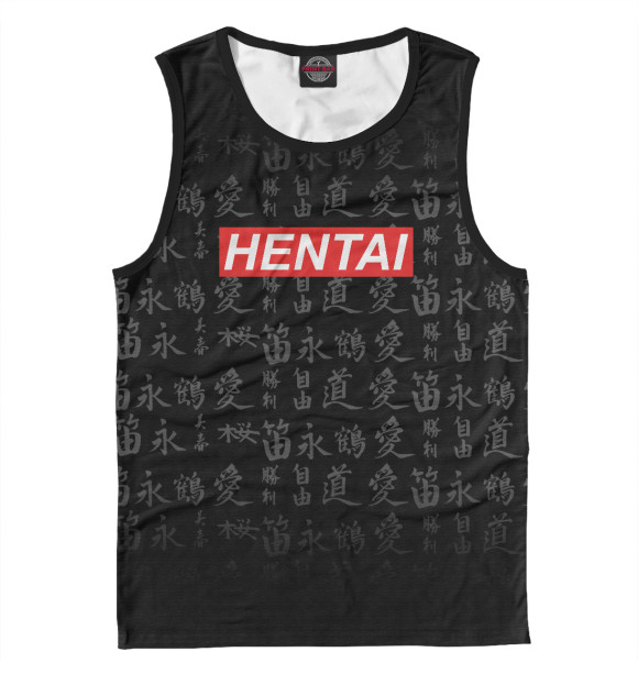 Майка для мальчика с изображением Hentai цвета Белый