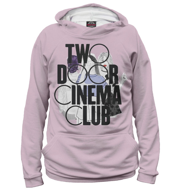 Женское худи с изображением Two Door Cinema Club цвета Белый