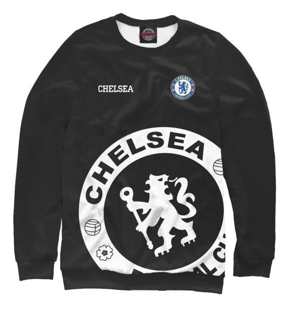 Свитшот для мальчиков с изображением Chelsea цвета Белый