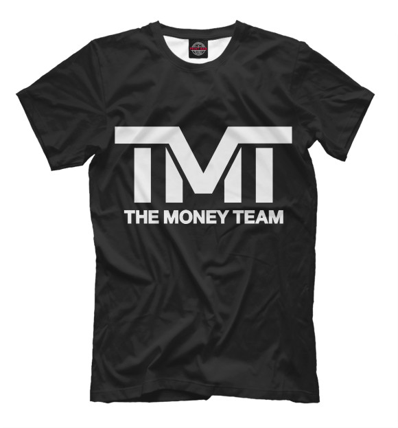 Мужская футболка с изображением TMT цвета Черный